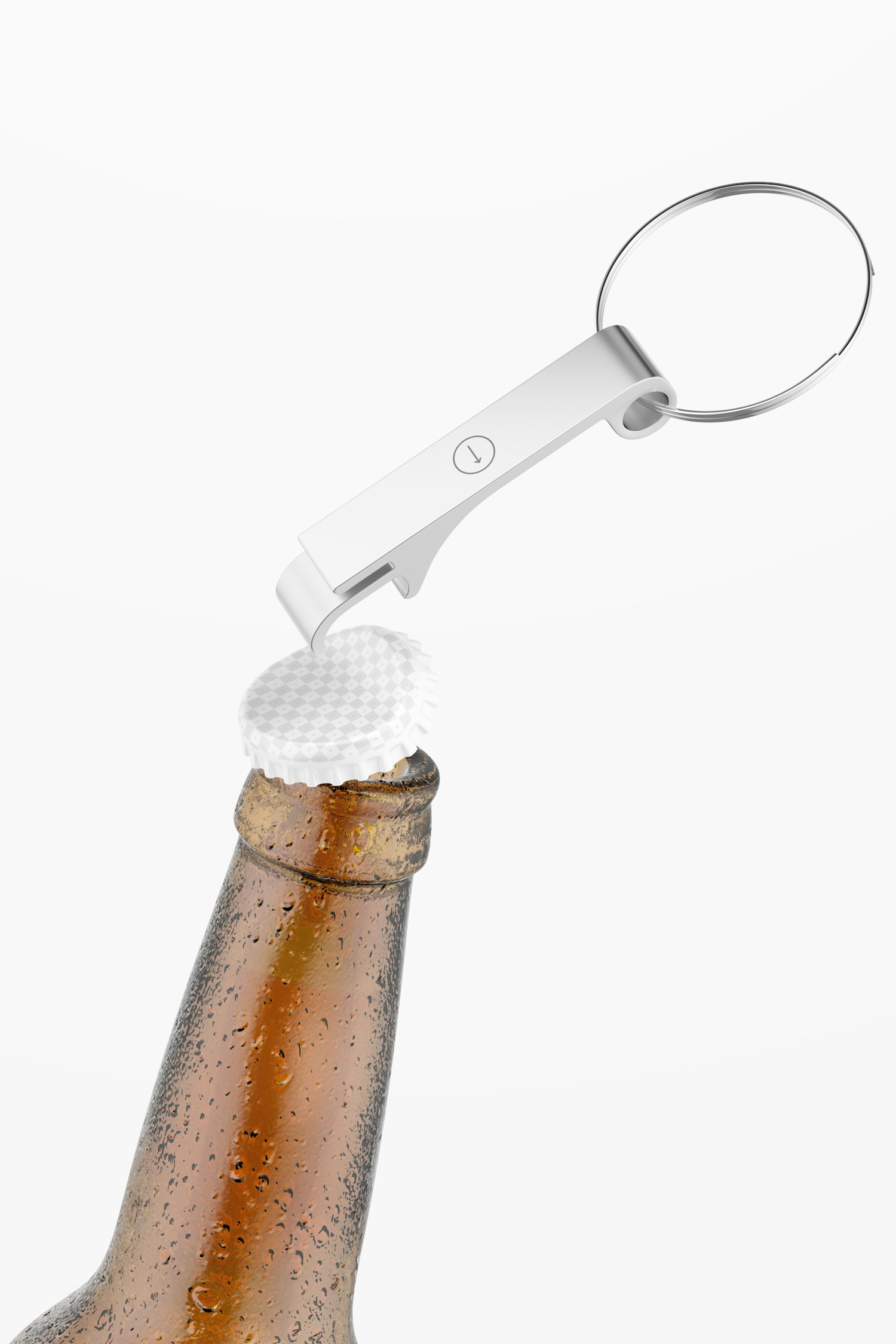 Aluminium Bottle Opener Mockup