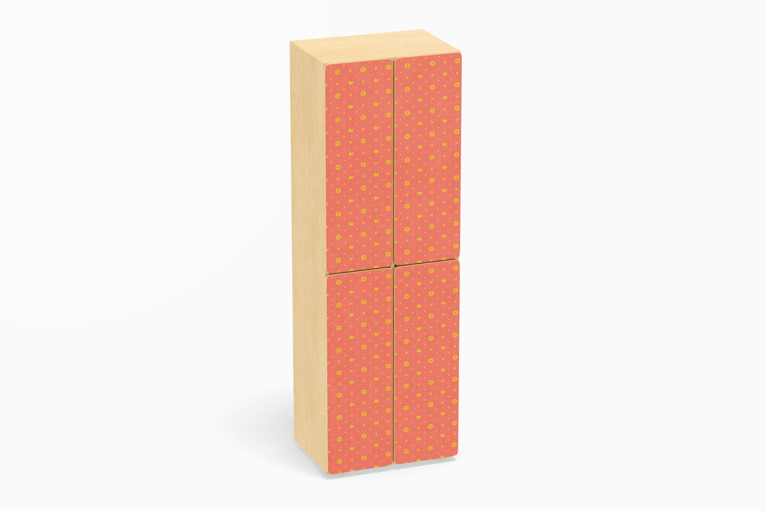 Childrens Tall Wardrobe Mockup Childrens Tall Wardrobe Mockup