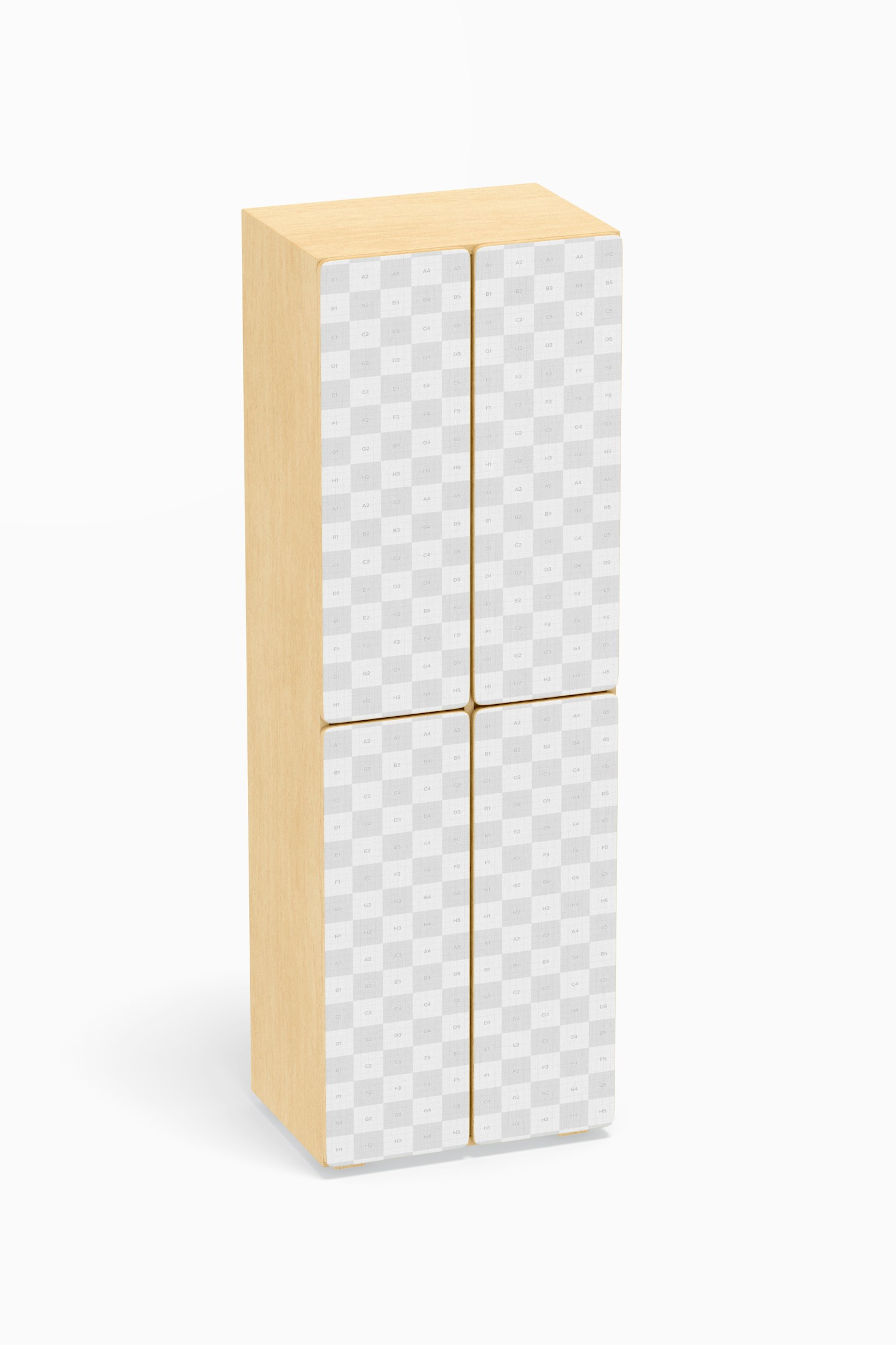 Childrens Tall Wardrobe Mockup Childrens Tall Wardrobe Mockup