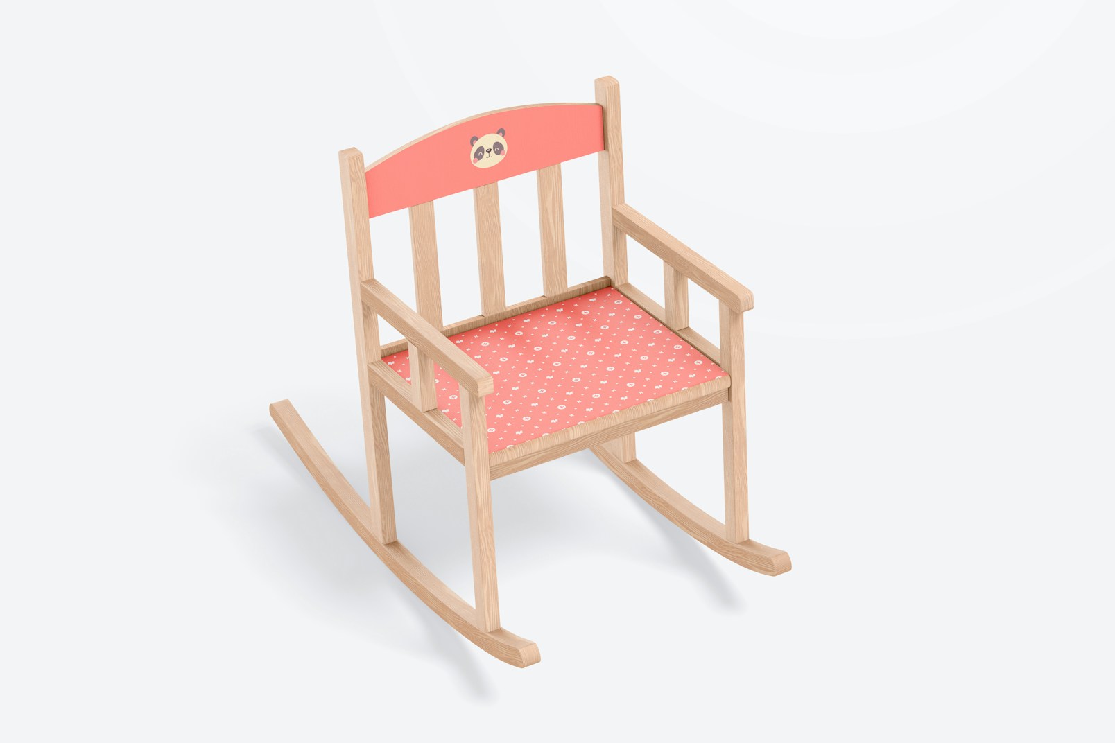 Rocking Chair for Kids Mockup