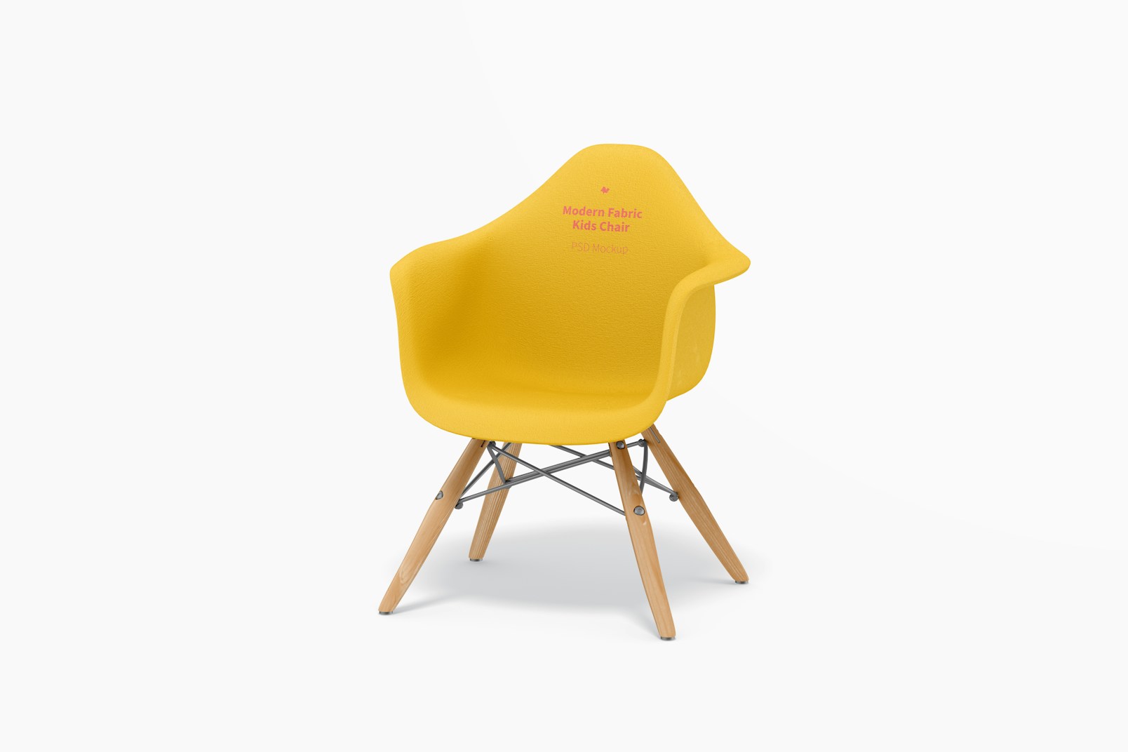 Modern Fabric Kids Chair Mockup