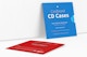Cardboard CD Cases Mockup, Leaned and Dropped