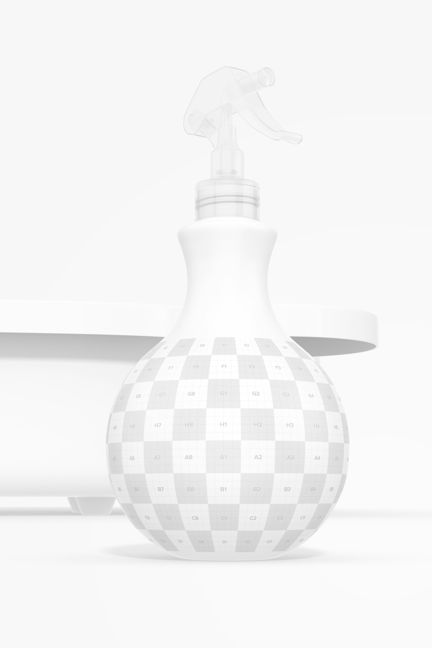 Perfume Bottle for Pets Mockup, Low Angle View