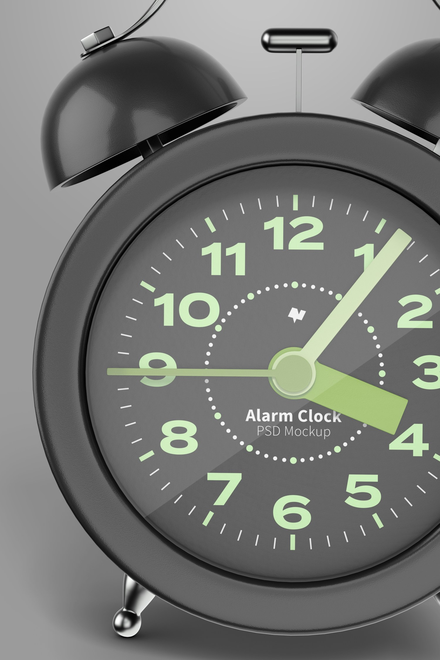 Alarm Clock Mockup, Close Up