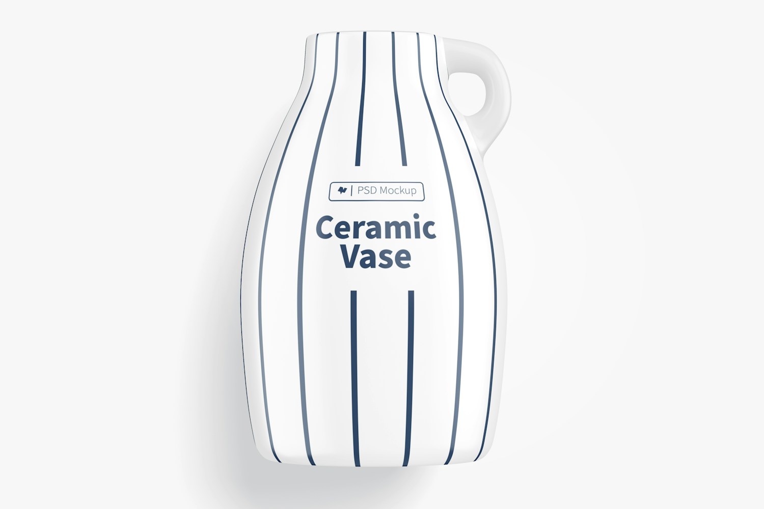 Ceramic Vase Mockup, Top View