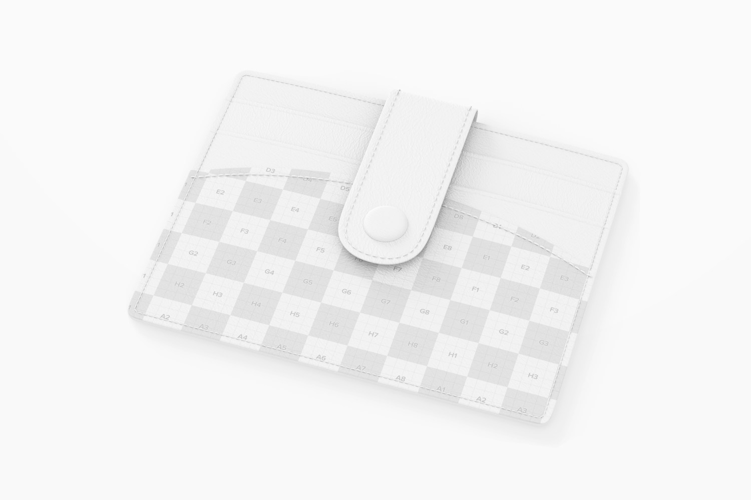 Women Card Holder Mockup, Perspective Women Card Holder Mockup, Perspective