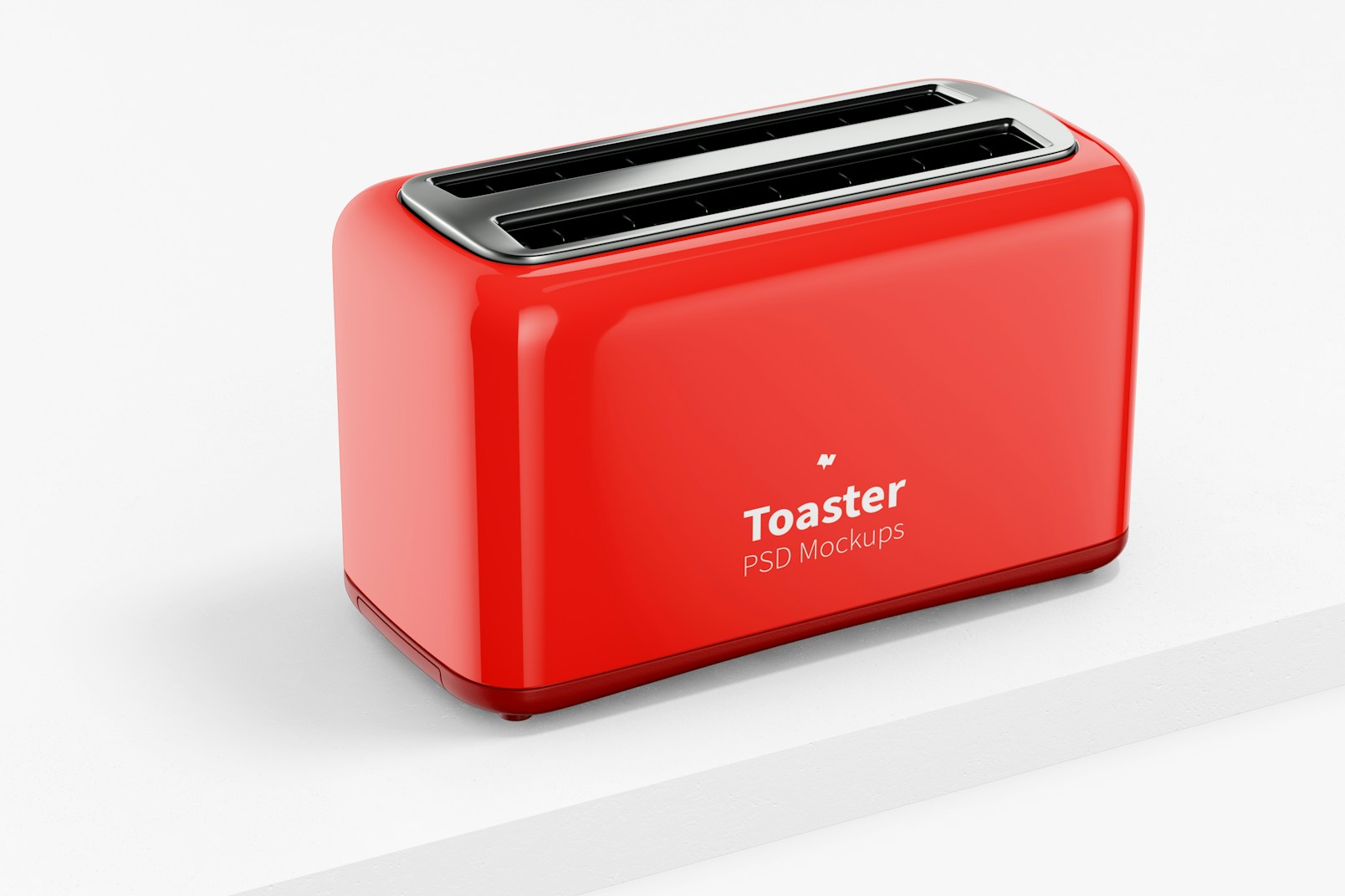 Toaster Mockup, Left View
