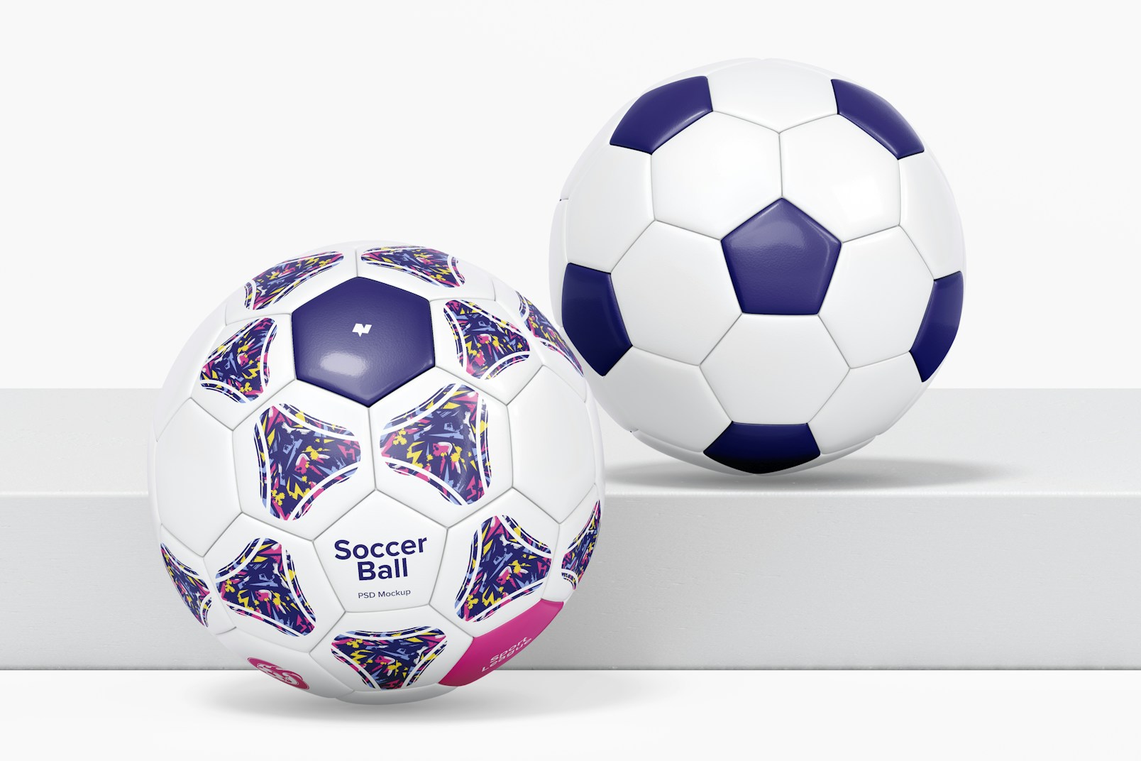 Maqueta de Balones de Fútbol