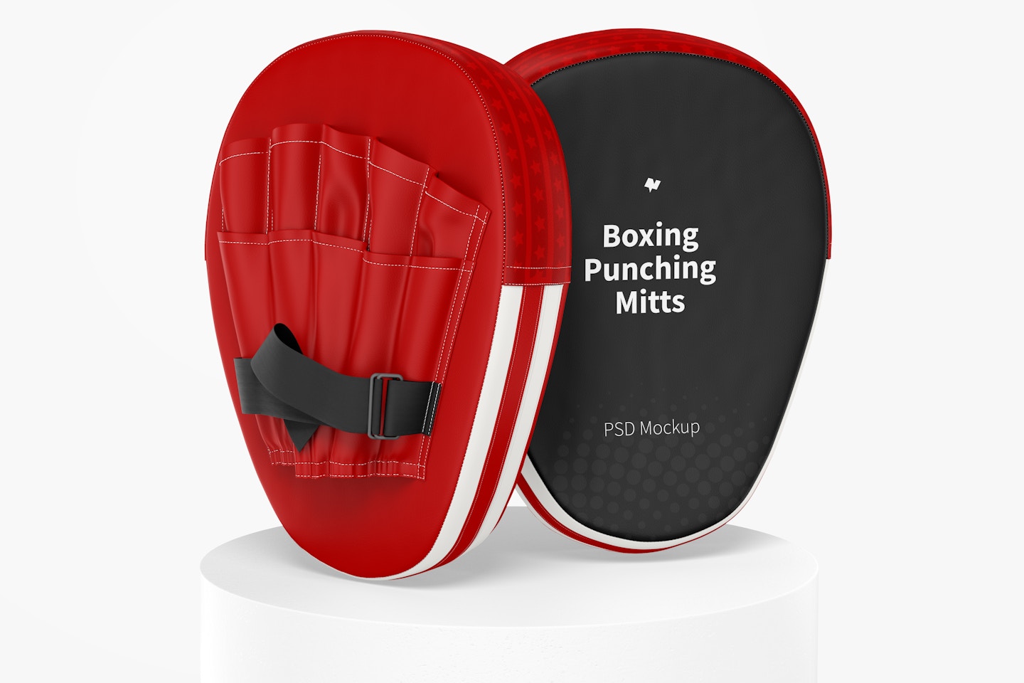 Boxing Punching Mitts Mockup 02