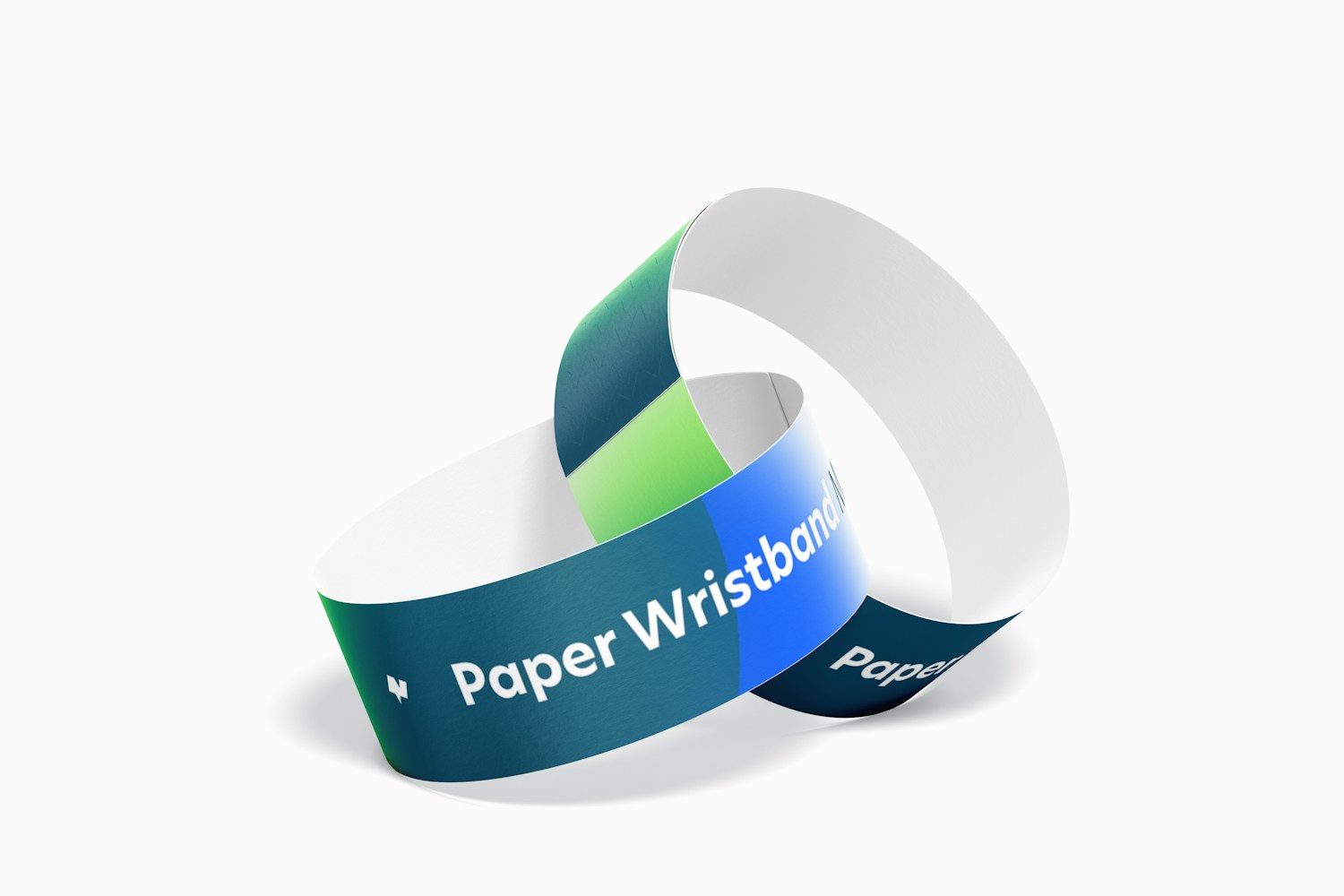 Paper Wristband Mockup
