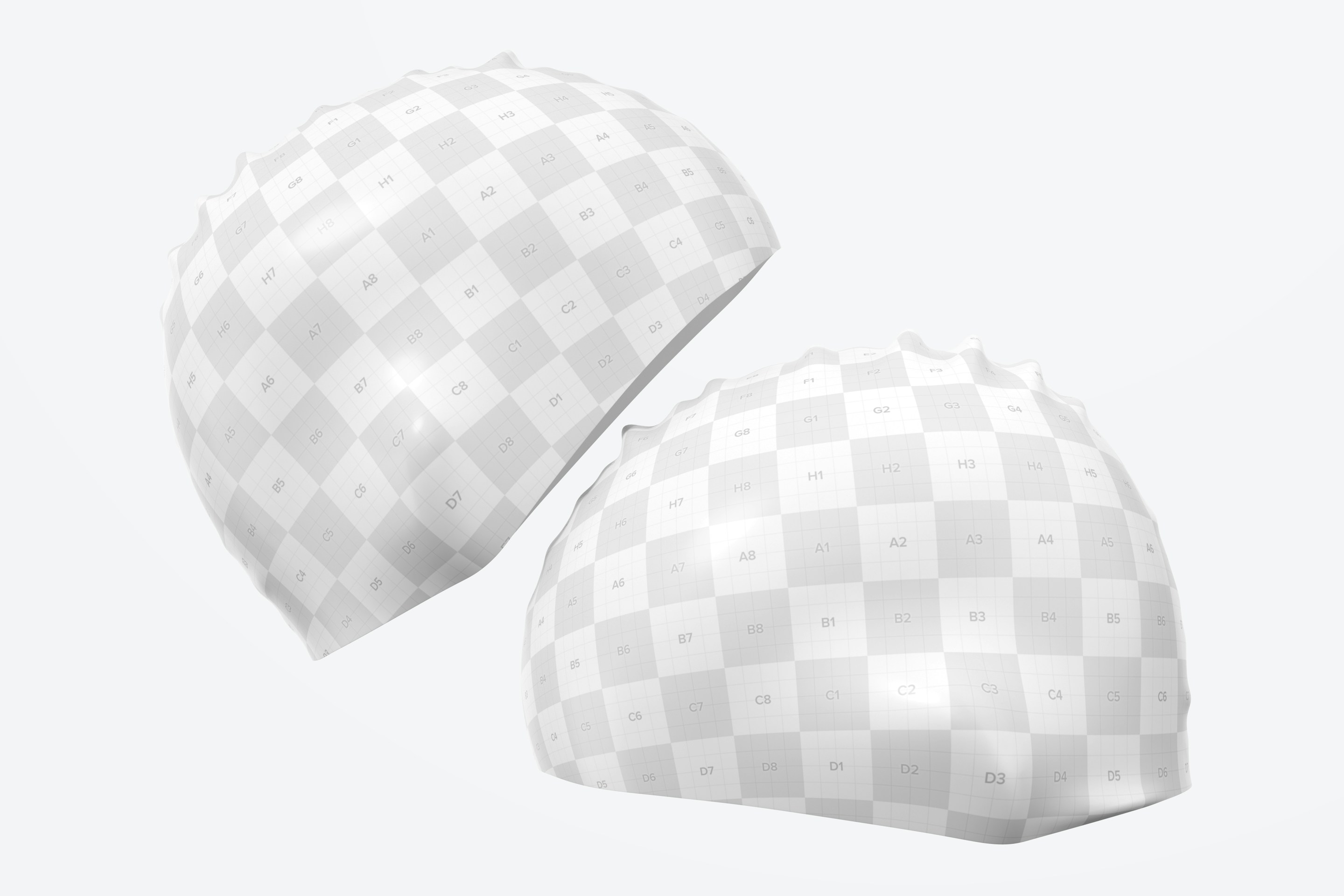 Swimming Caps PSD Mockup Original Mockups