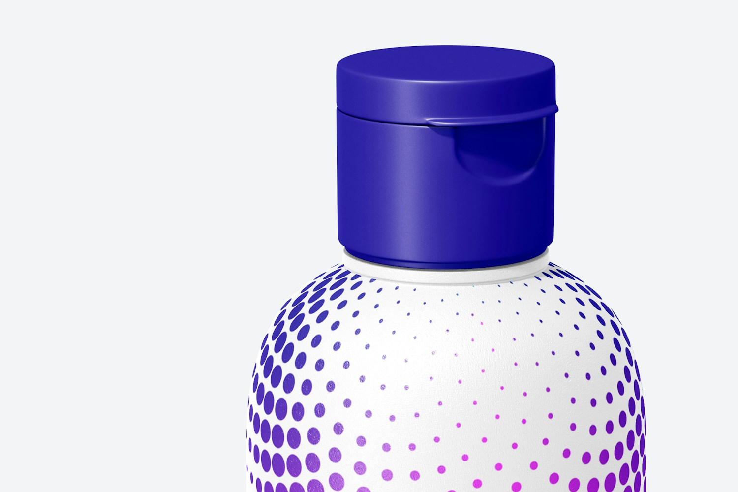 30ml Bottle With Flip Top Cap Mockup, Front View 30ml Bottle With Flip Top Cap Mockup, Front View