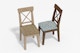 Wooden Dining Chairs Mockup, Perspective