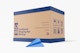 Cardboard Shipping Box Mockup, with Plane