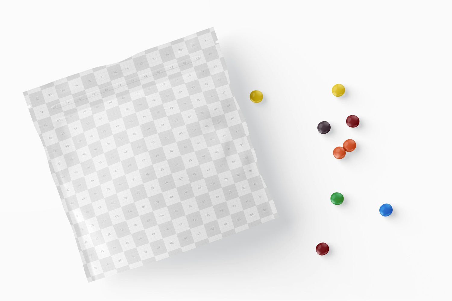 Candy Bag Mockup, Perspective