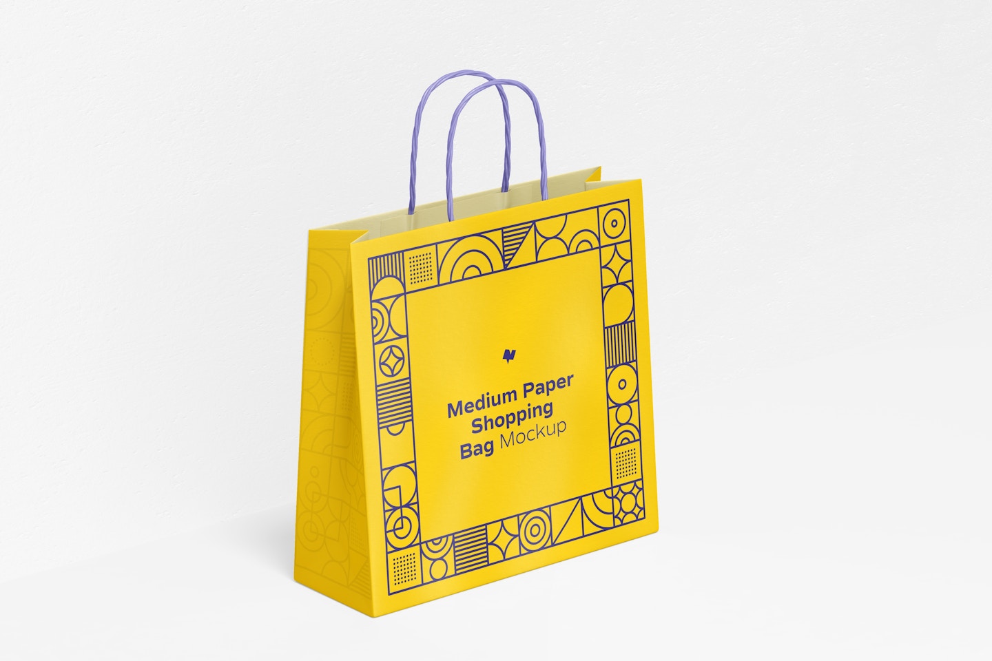 Medium Paper Shopping Bag Mockup