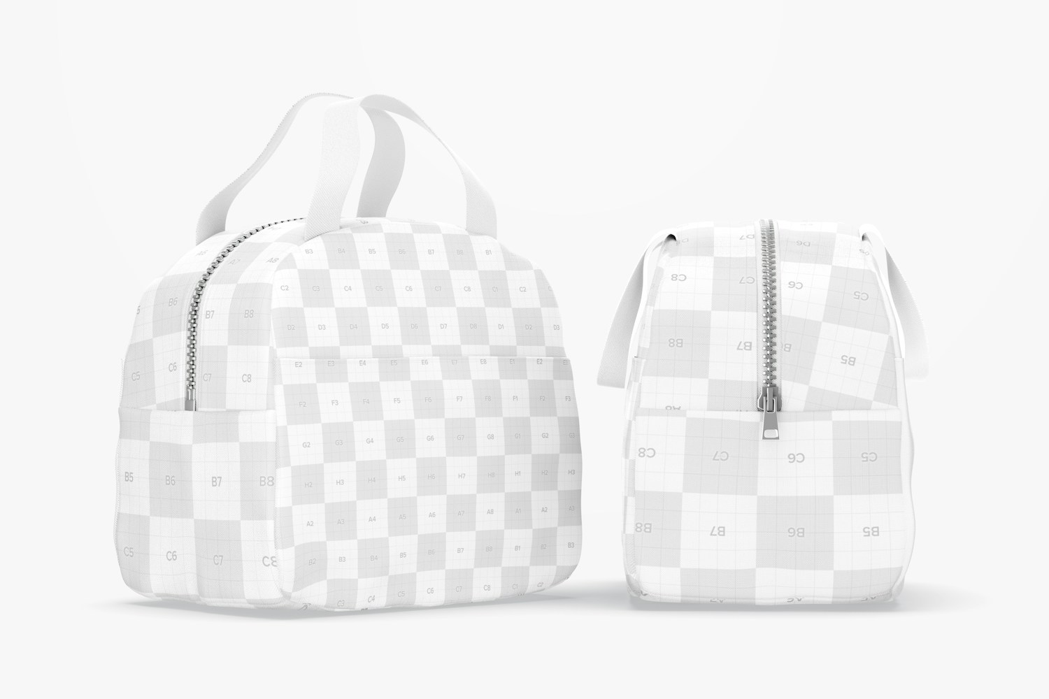 Lunch Bags with Front Pocket Mockup
