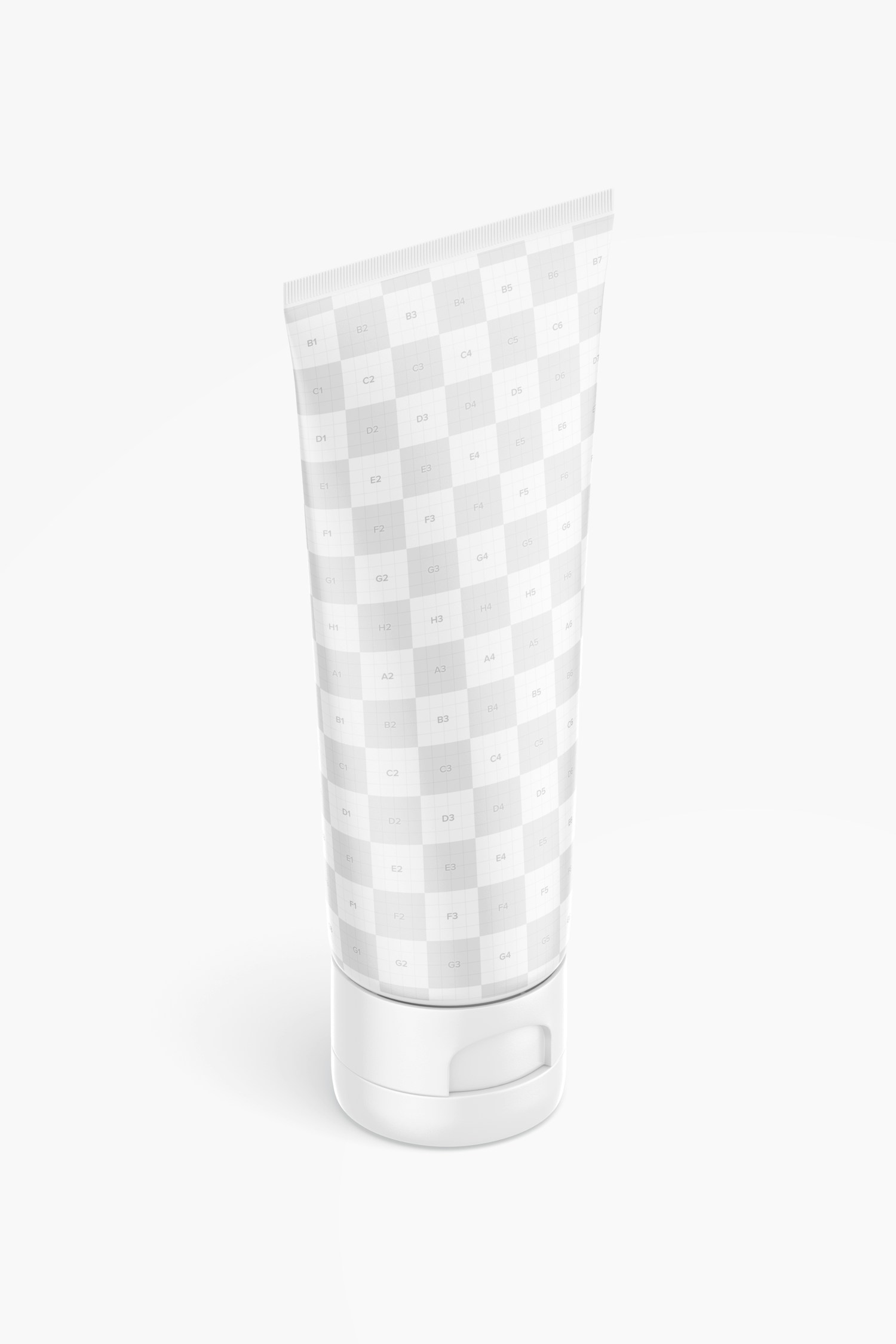 3 Oz Tube 02 Mockup, Isometric Right View 3 Oz Tube 02 Mockup, Isometric Right View