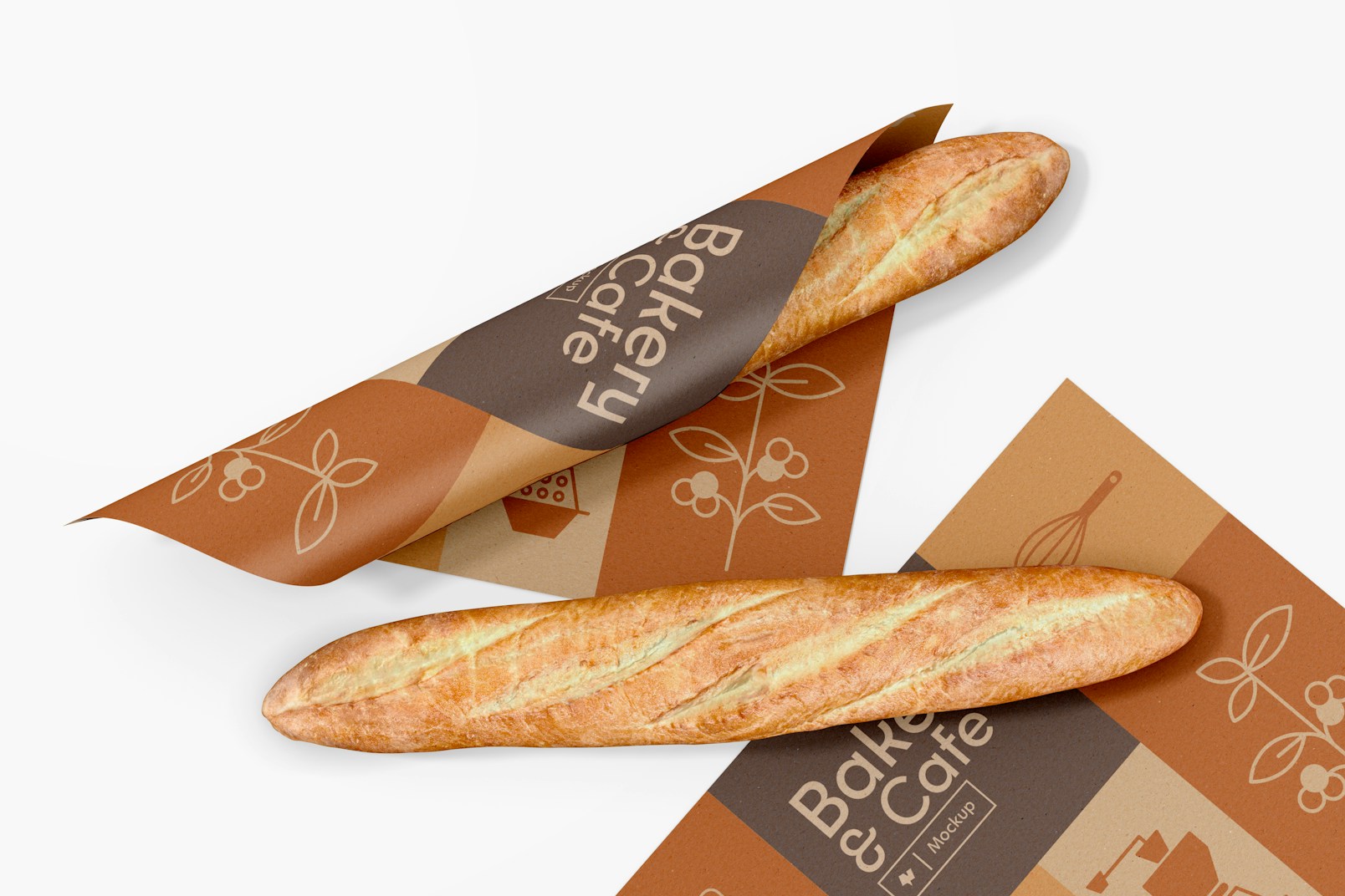 Bread Wrapping Paper Mockup