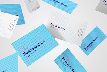 UK Business Cards Mockup 10