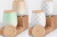 Ceramic Food Storage Jars on Surface Mockup