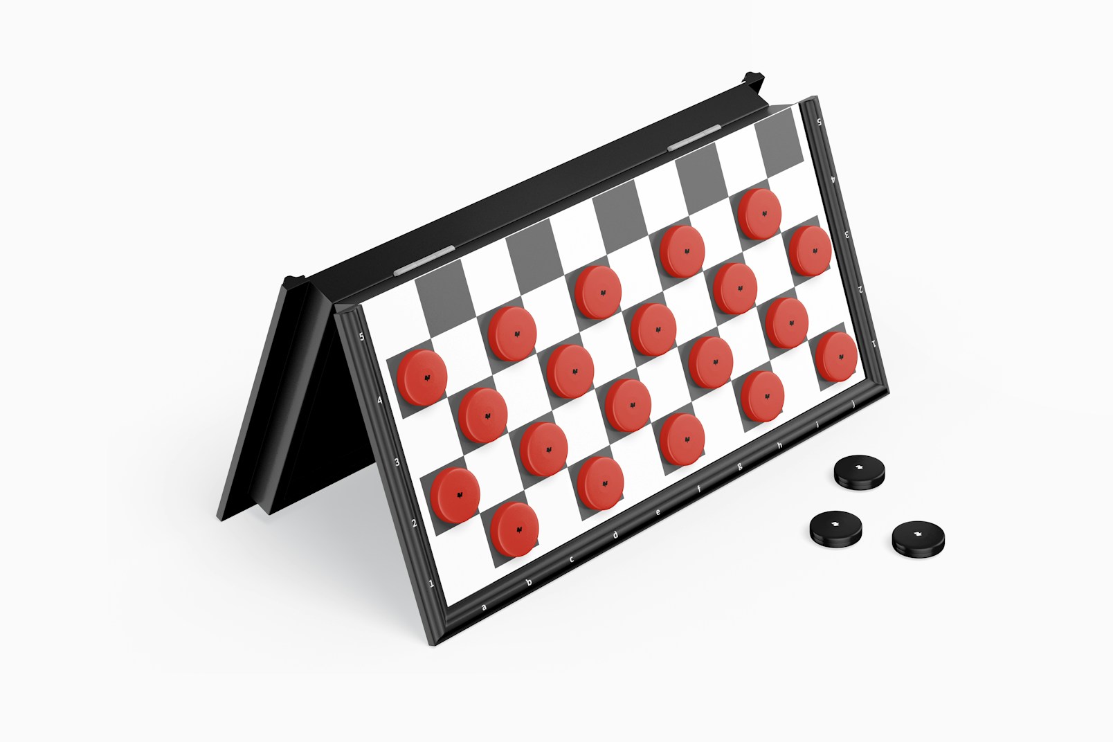 Checkers Board Mockup, Perspective