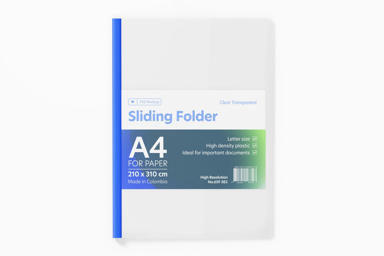 Sliding Folder Mockup