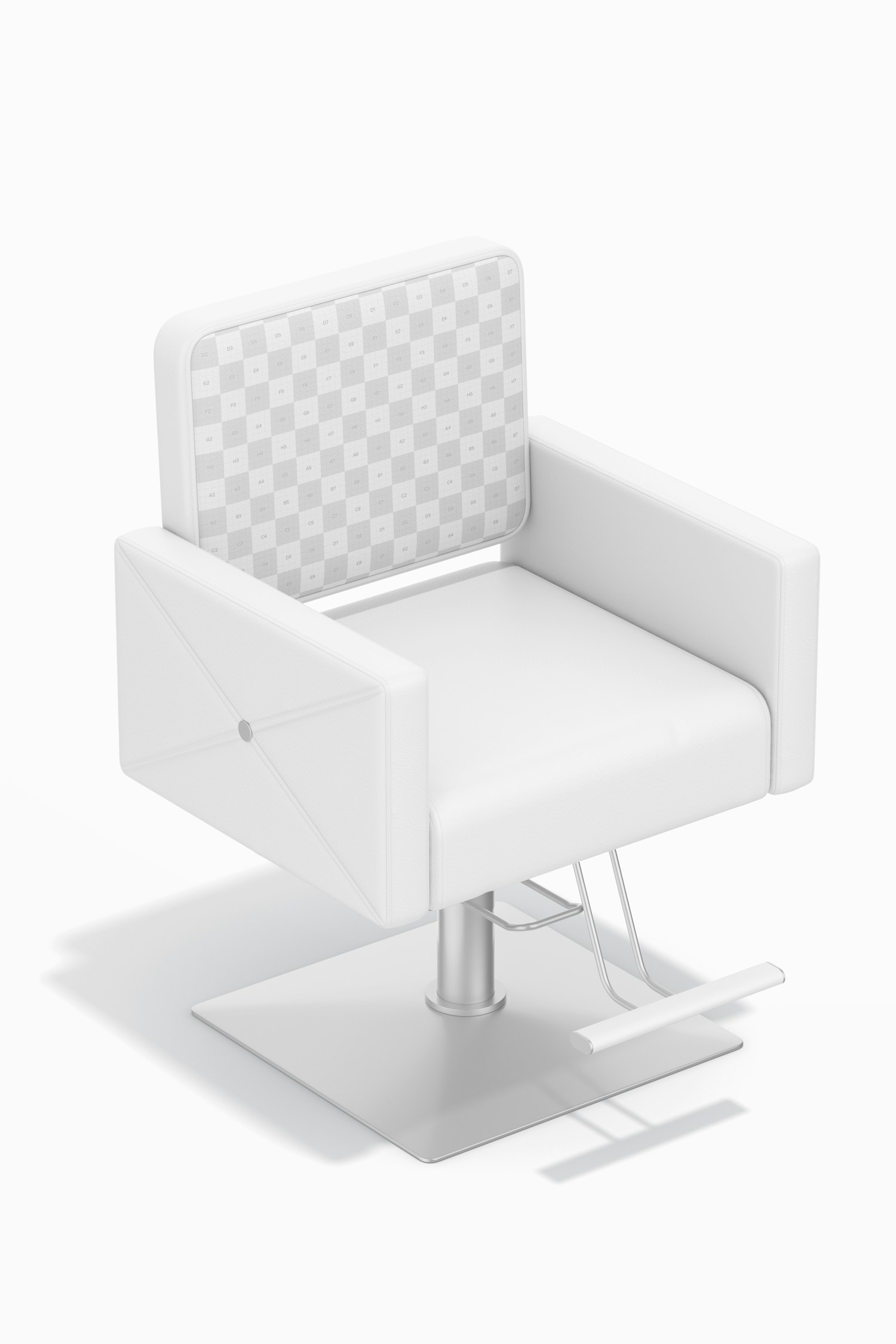 Barber Chair Mockup, Perspective