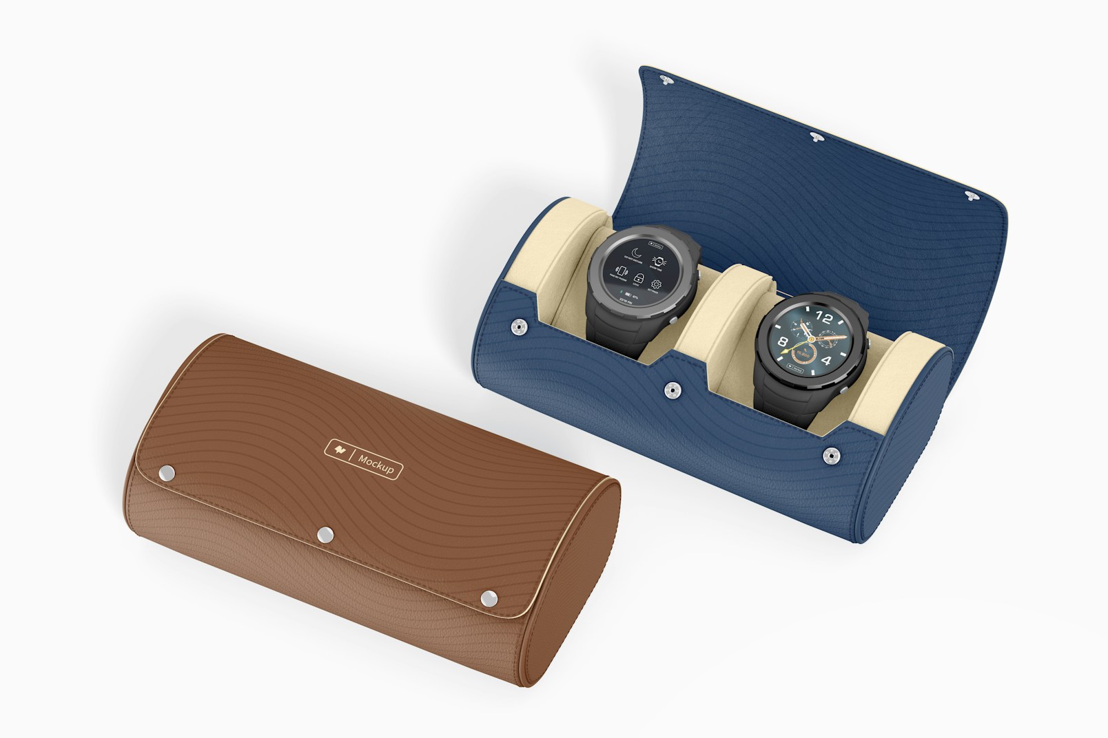 Leather Cases Watch Mockup