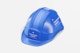 Construction Helmet Mockup, Isometric Left View