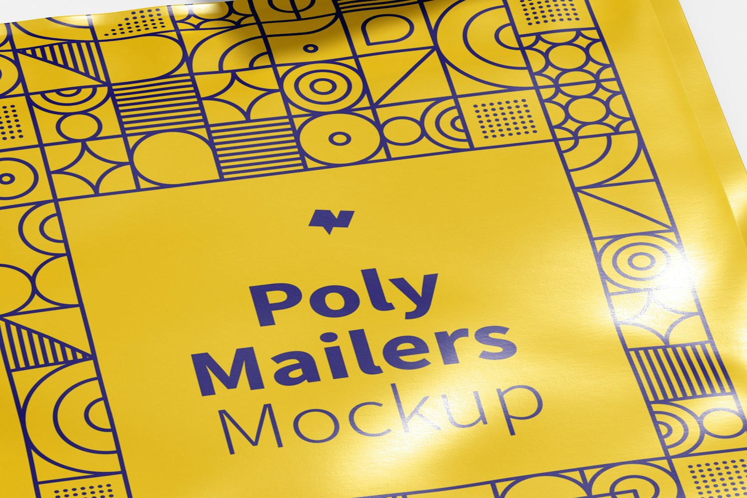 Poly Mailers Mockup, Close Up