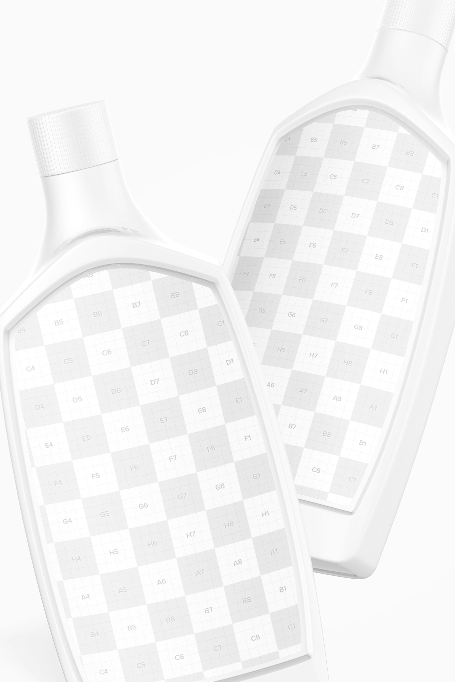 12.2 oz Tattoo Ink Bottles Mockup, Close-up 12.2 oz Tattoo Ink Bottles Mockup, Close-up