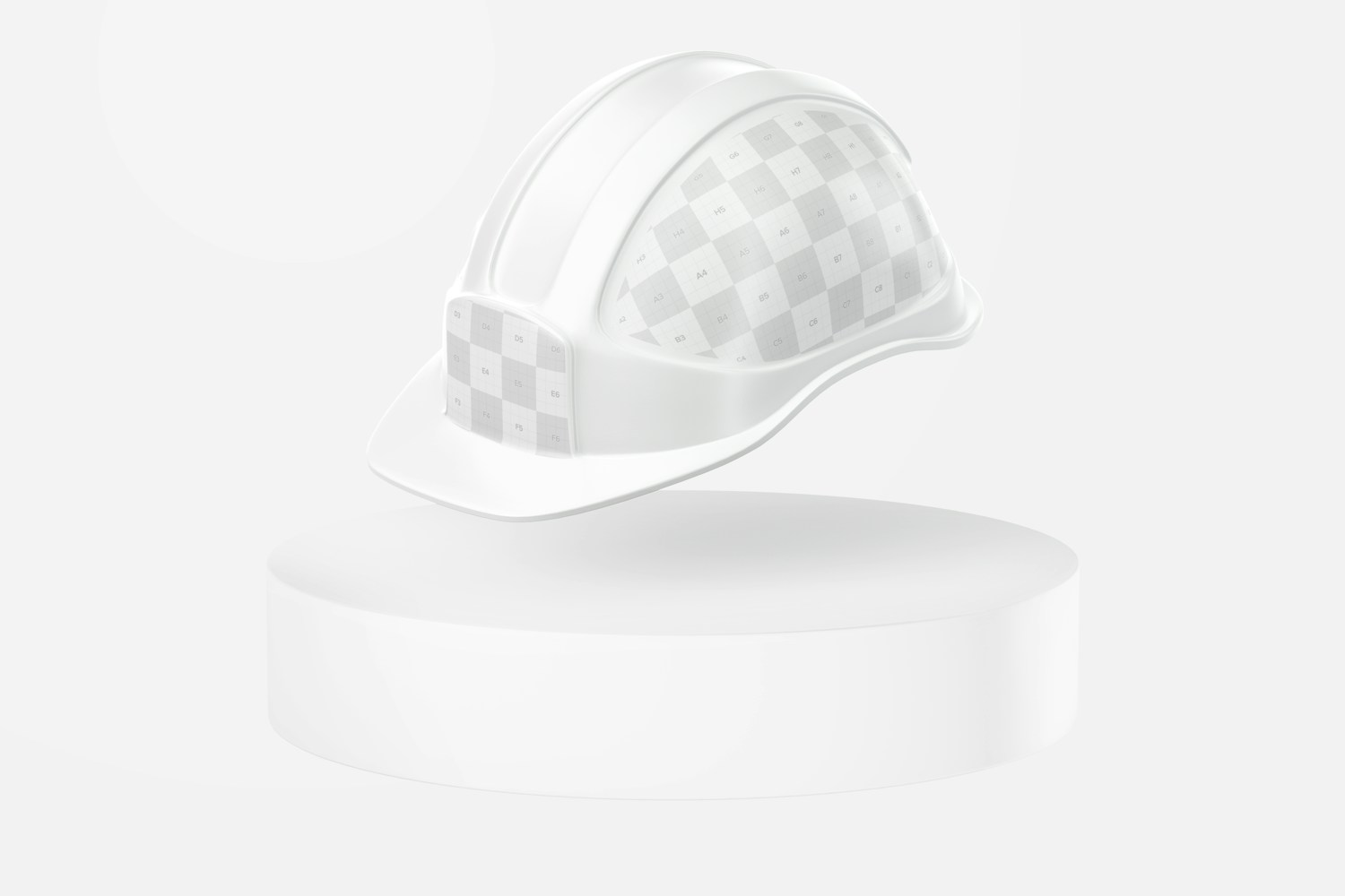 Maqueta de Casco de Construcción, Flotando Maqueta de Casco de Construcción, Flotando
