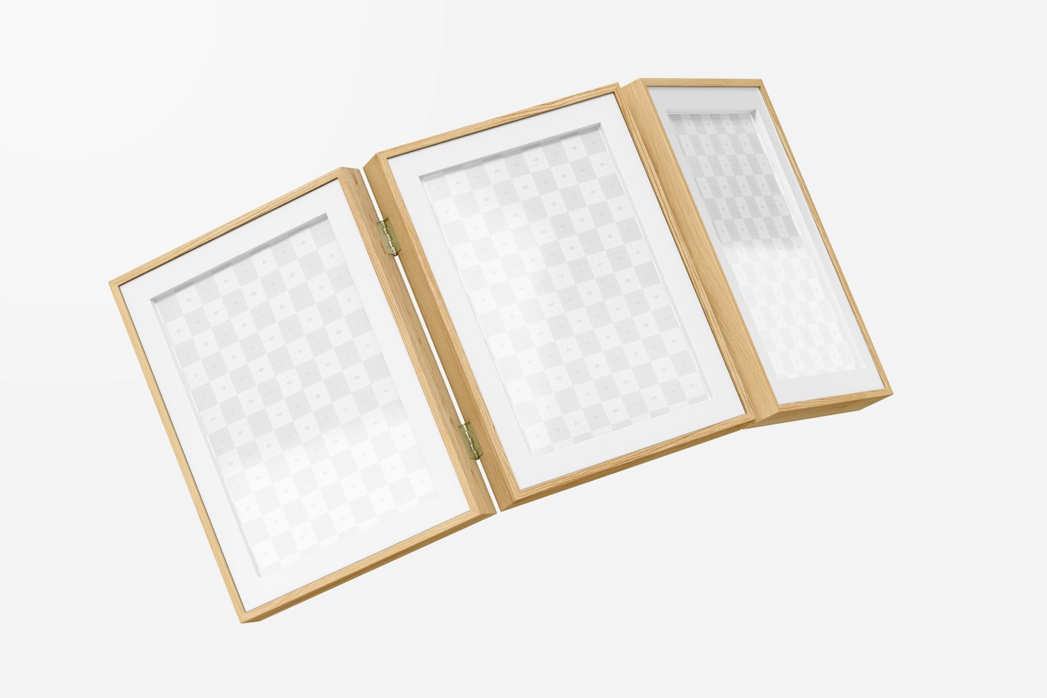Plegable Photo Frame Mockup, Floating Plegable Photo Frame Mockup, Floating