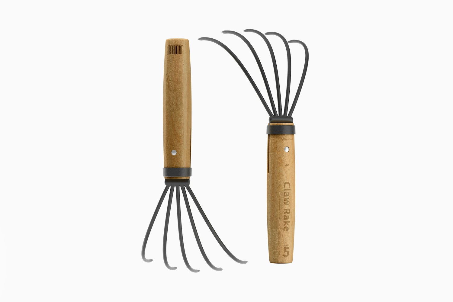 Handheld Claw Rakes Mockup Handheld Claw Rakes Mockup