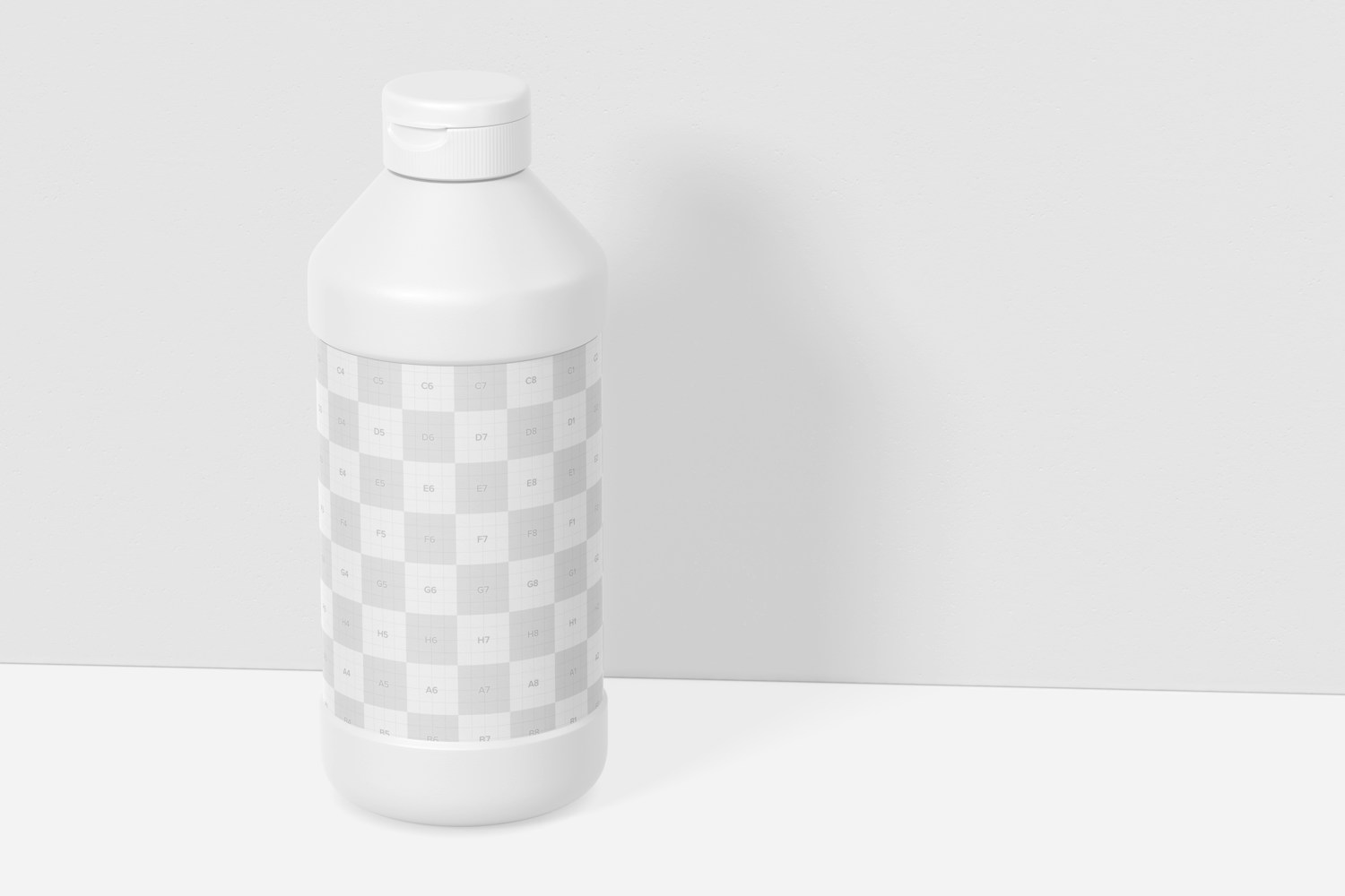 16 oz Tempera Paint Bottle Mockup 16 oz Tempera Paint Bottle Mockup
