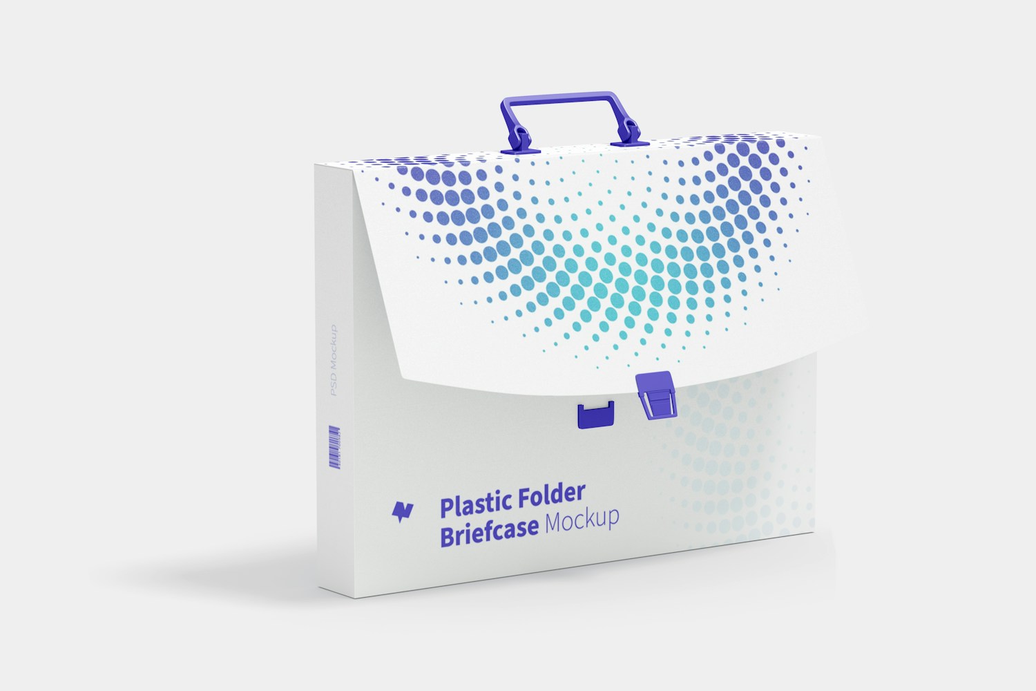 Plastic Folder Briefcase Mockup