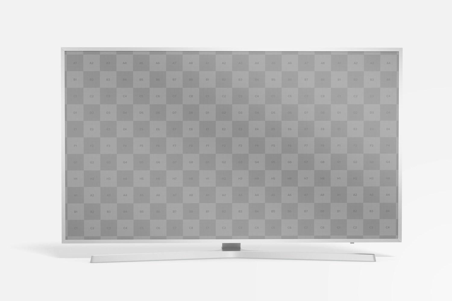 Tv 40" Mockup, Front View