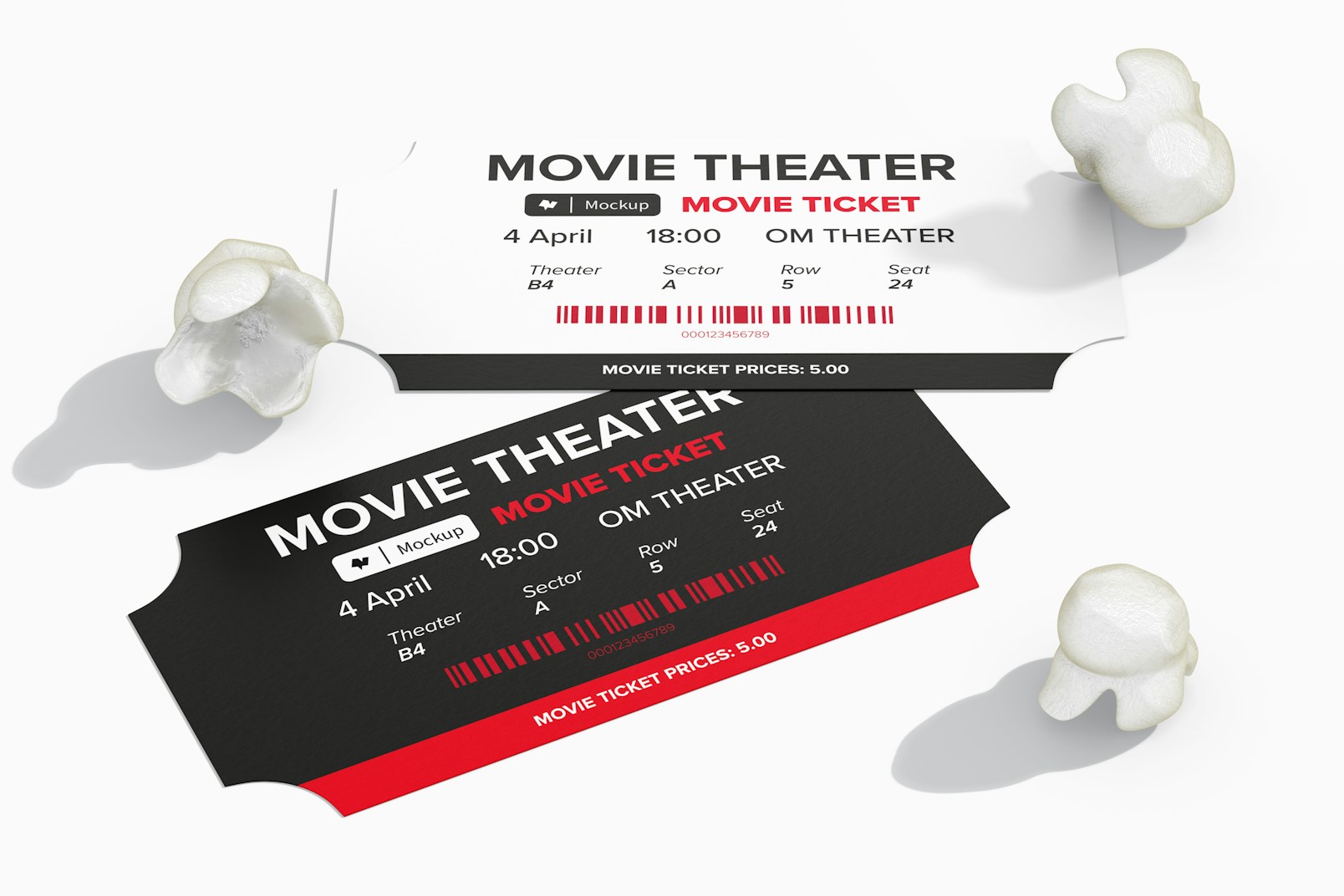 Movie Tickets Mockup