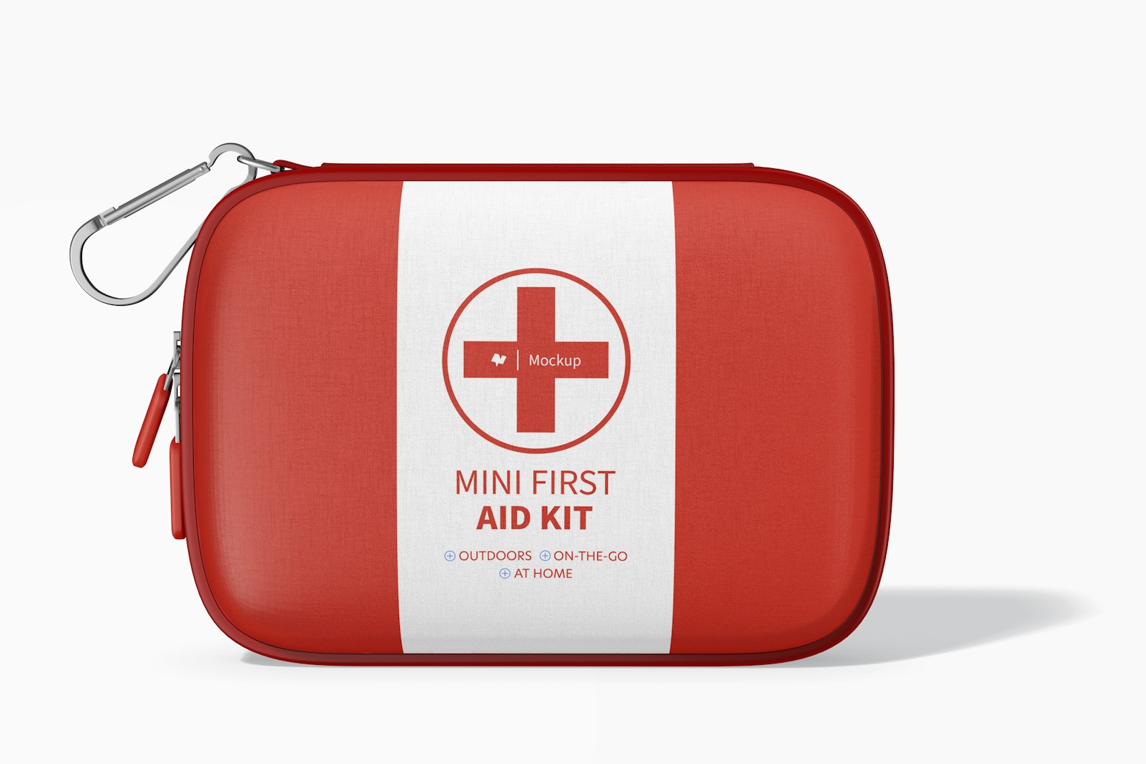 Mini First Aid Kit Mockup, Front View