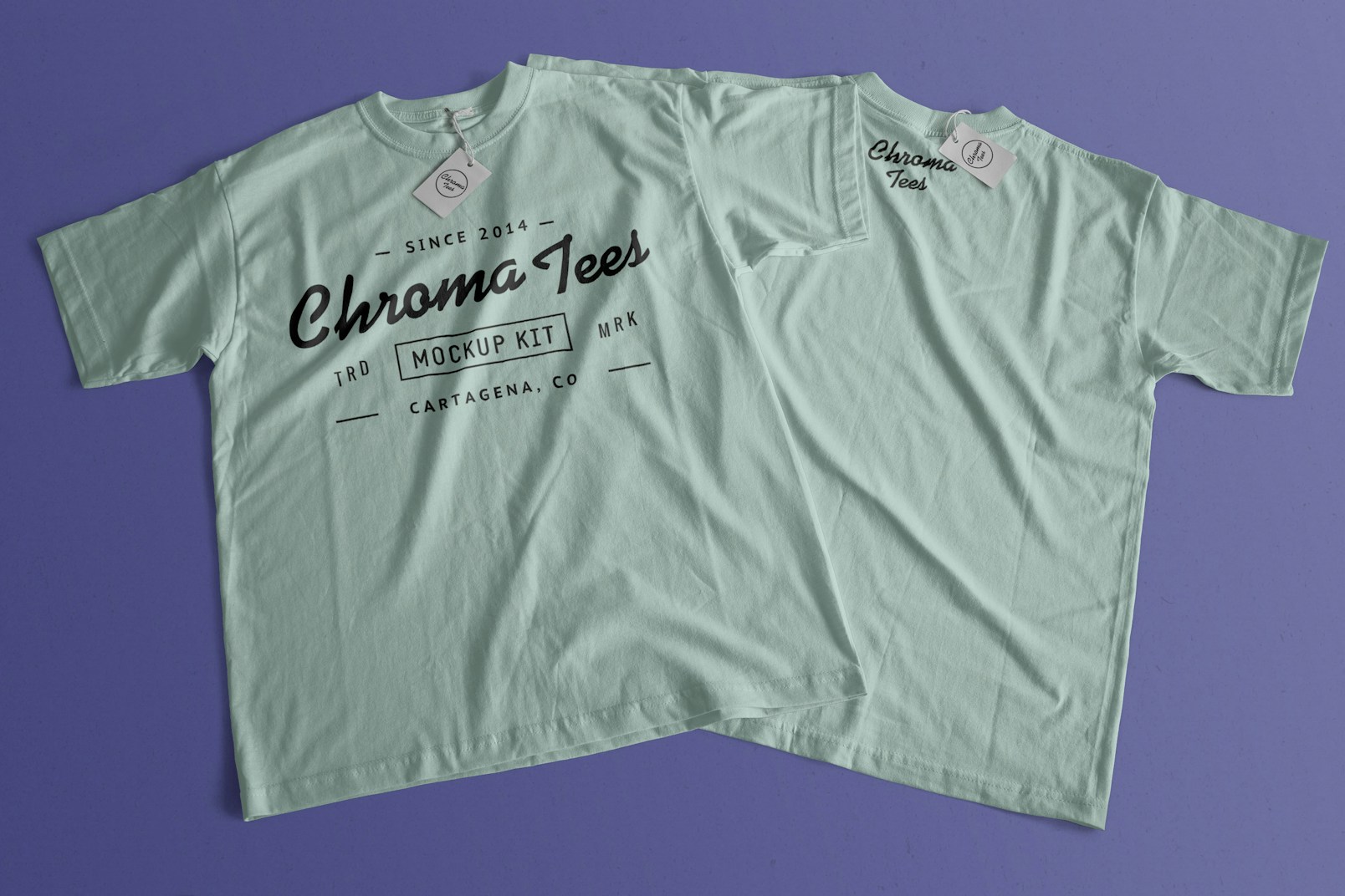 T-Shirt With Back Mockup 02