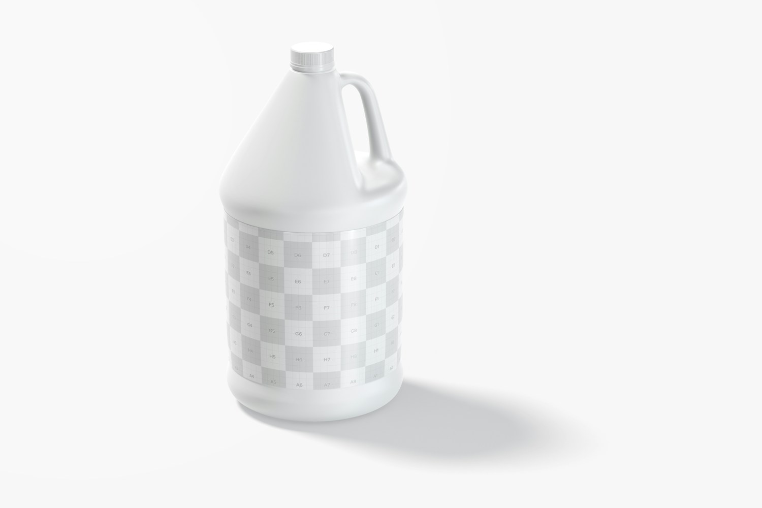 1 gal Round Plastic Jug Mockup 1 gal Round Plastic Jug Mockup
