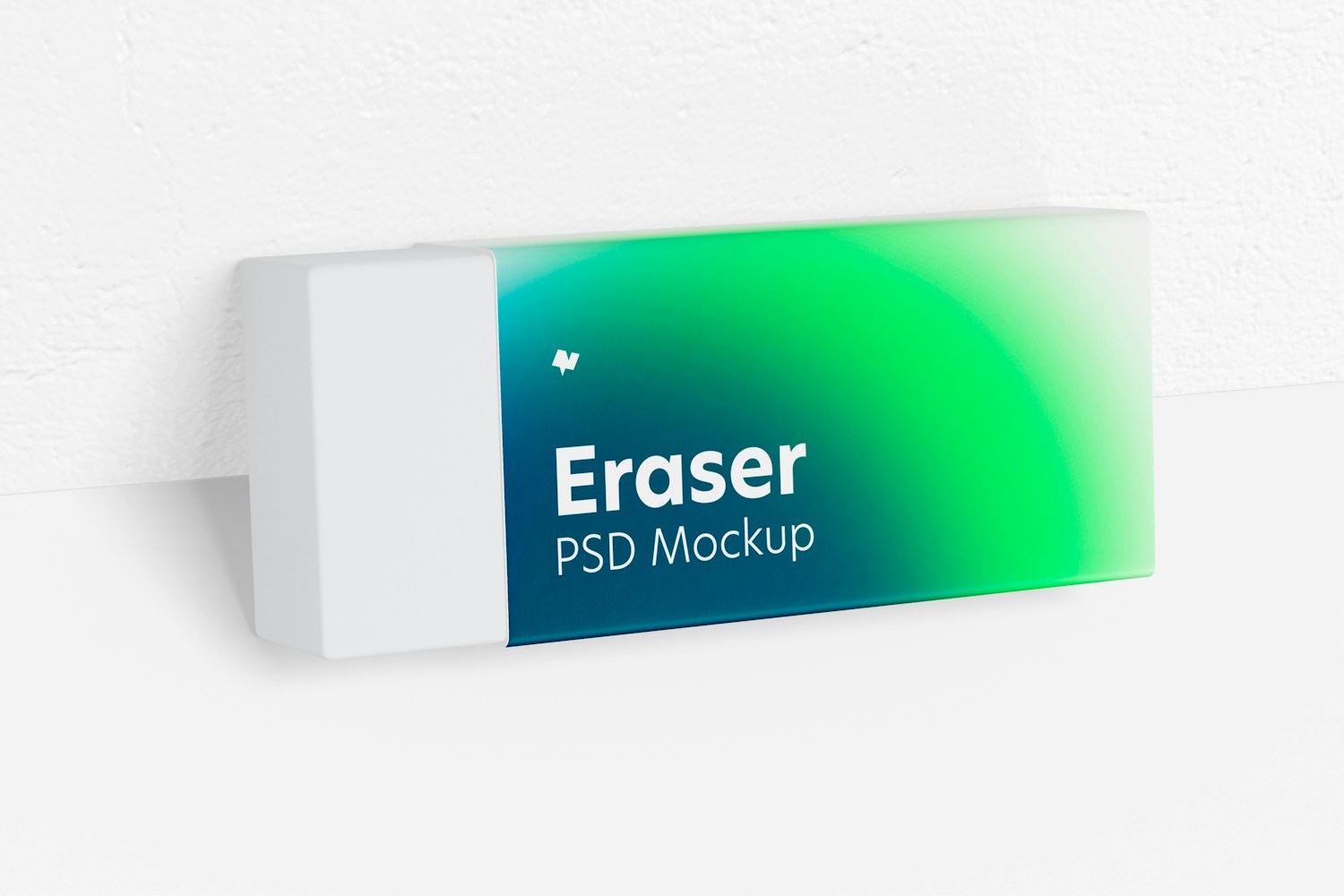 Eraser Mockup, Leaned