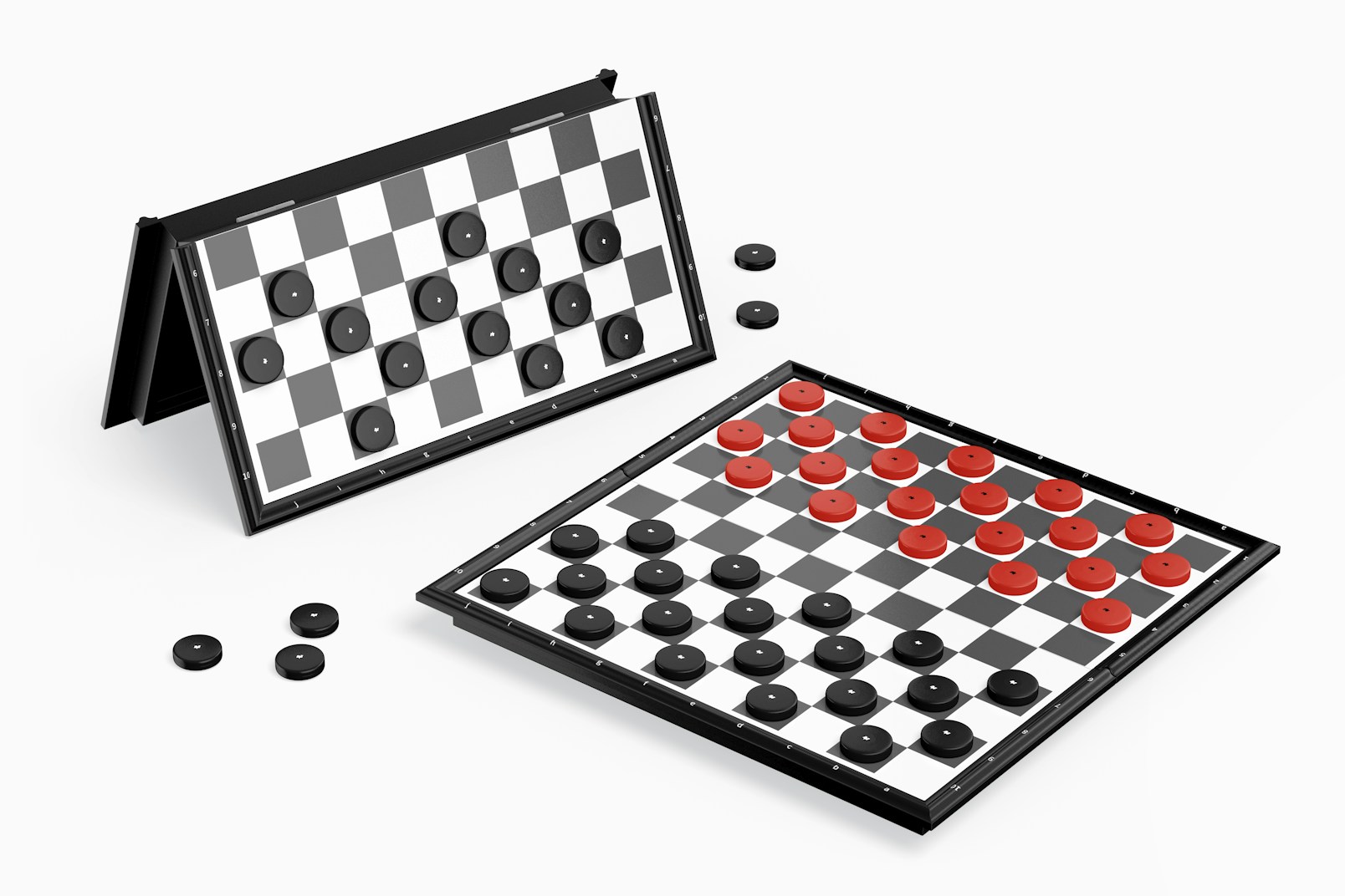 Checkers Boards Mockup