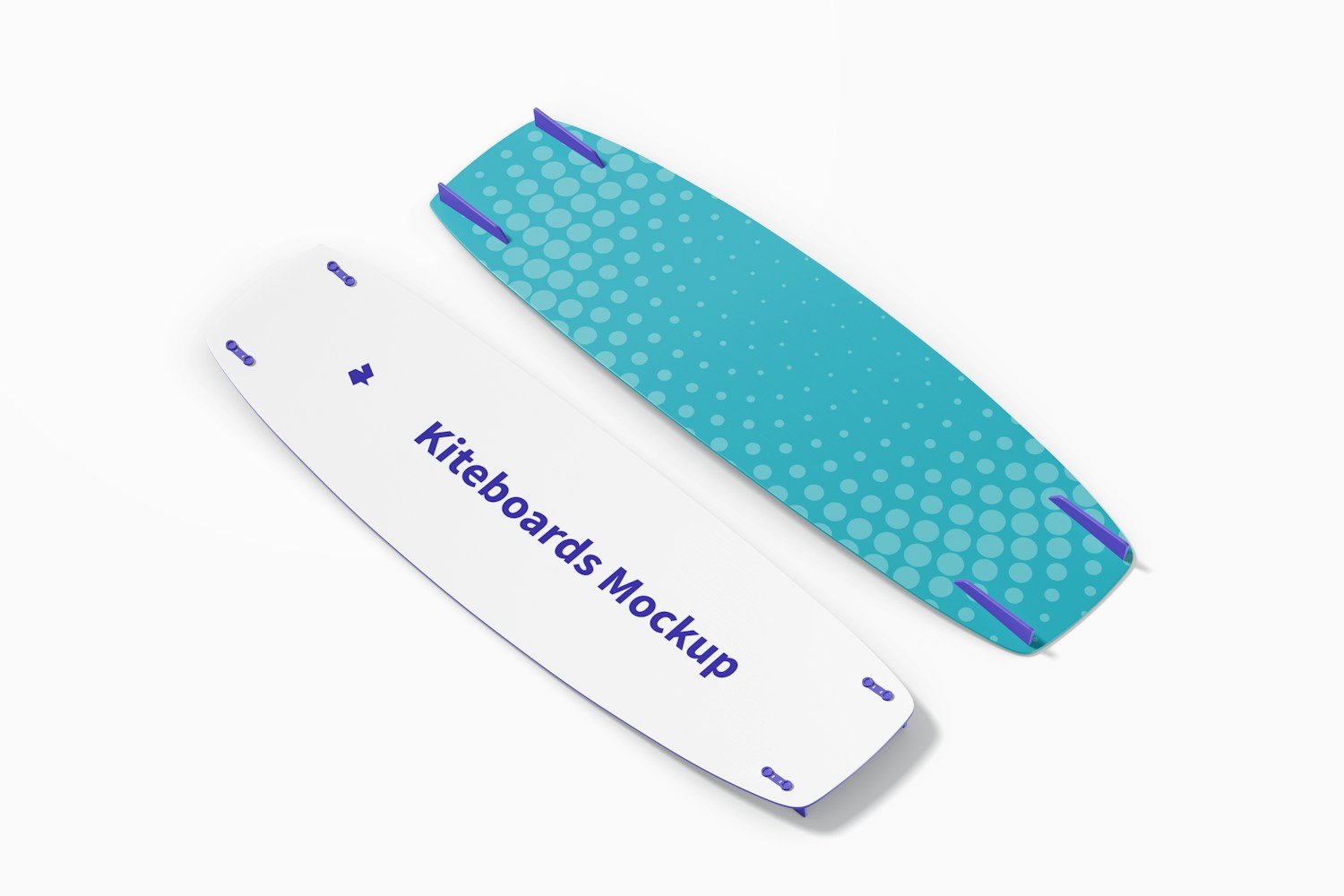 Kiteboards Mockup, Perspective View