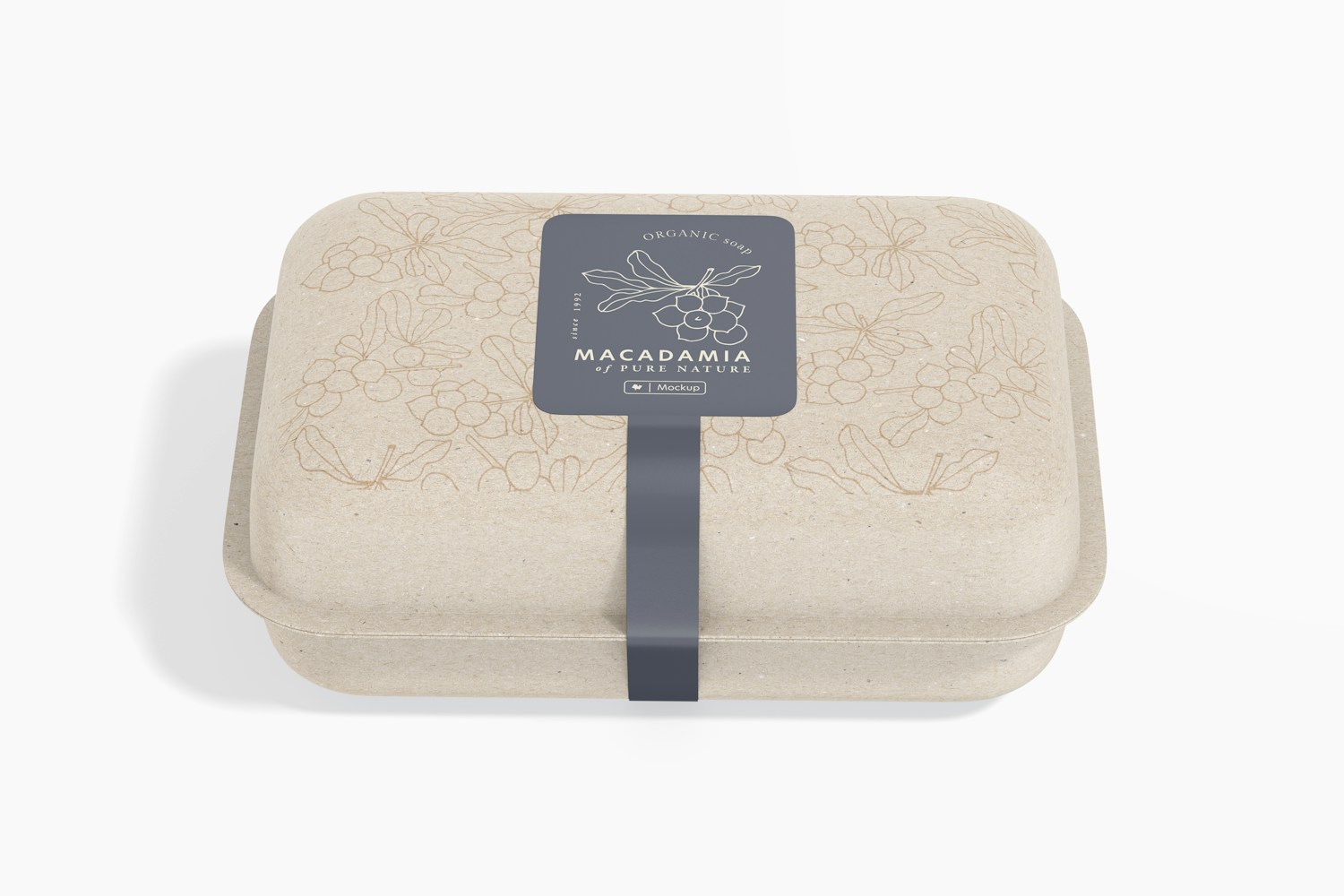 Compostable Soap Box Mockup Compostable Soap Box Mockup