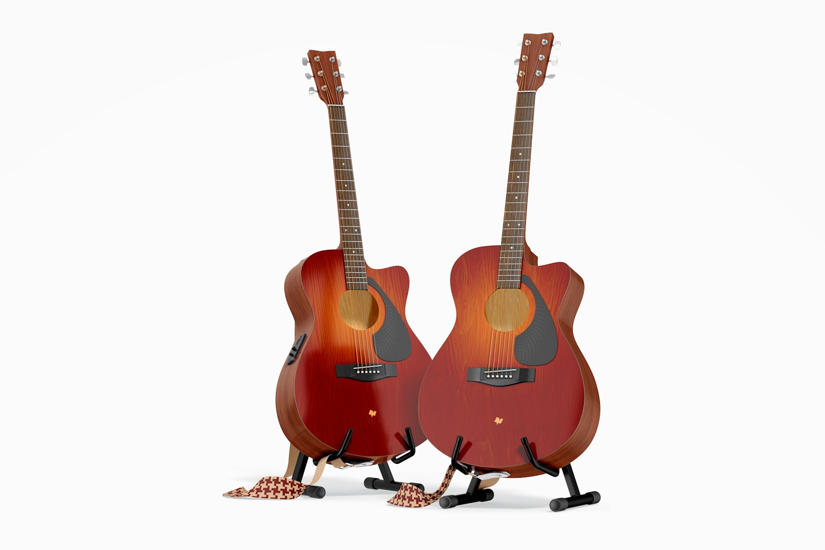 Electro Acoustic Guitars Mockup