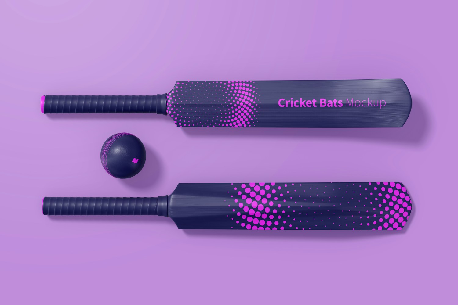 Cricket Bats Mockup