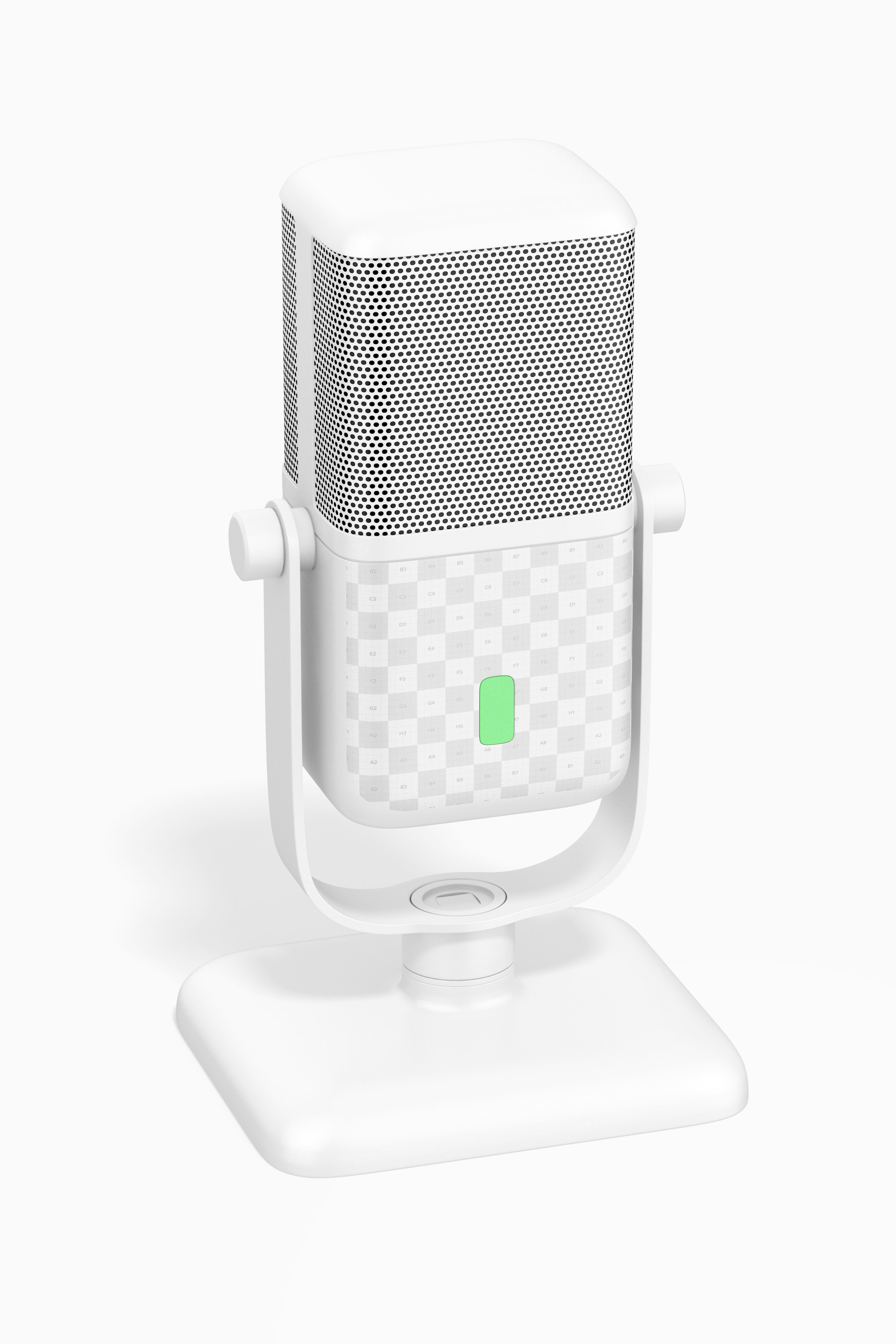 Maqueta PSD de Micrófono Rectangular de Escritorio – Original Mockups