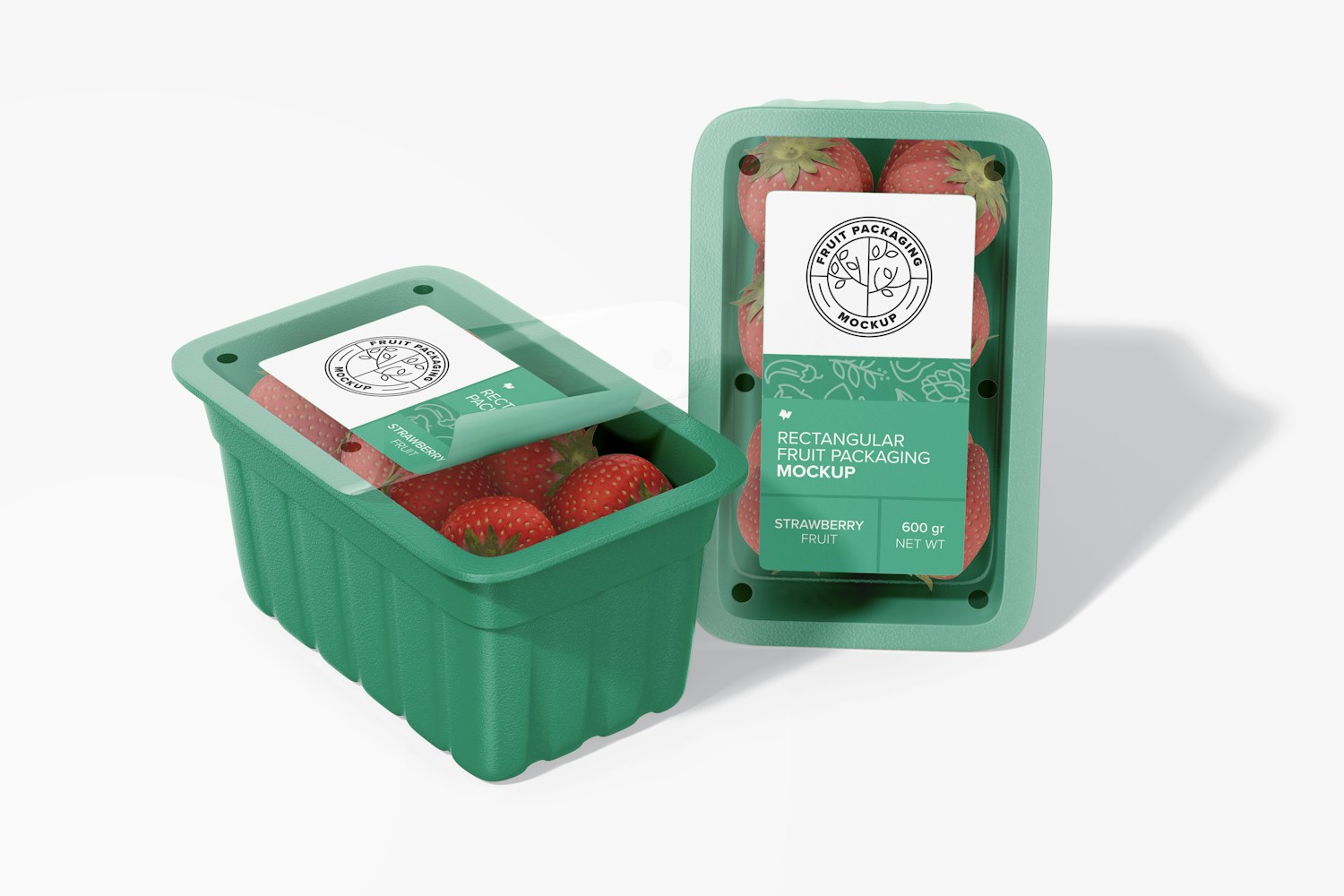 Rectangular Fruit Packaging Mockup